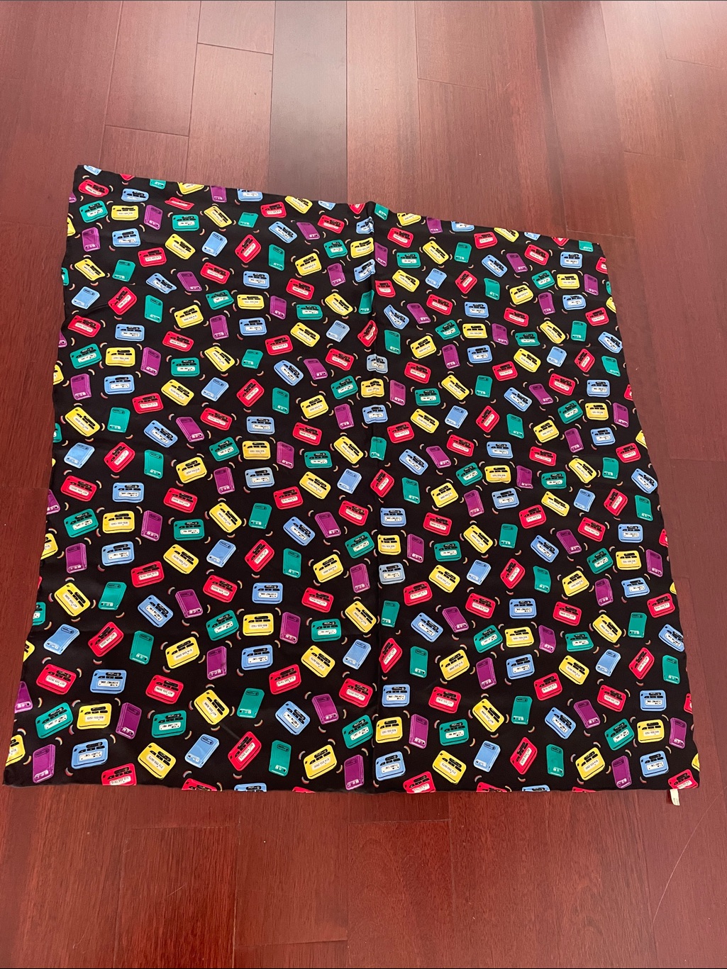 100 Silk Vintage 1990s Silk Scarf Retro Style